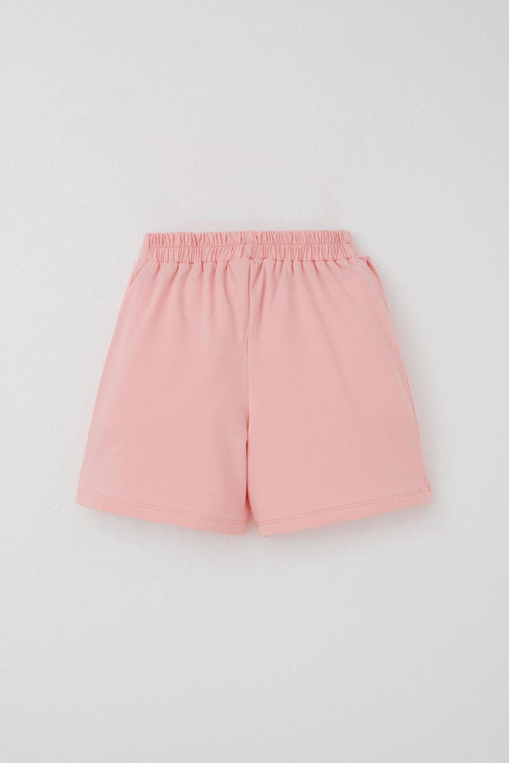 BRE Breeze Girl Child Shorts Skirt with Bow Accessory Frilly 60 Years, Salmon - Hameln