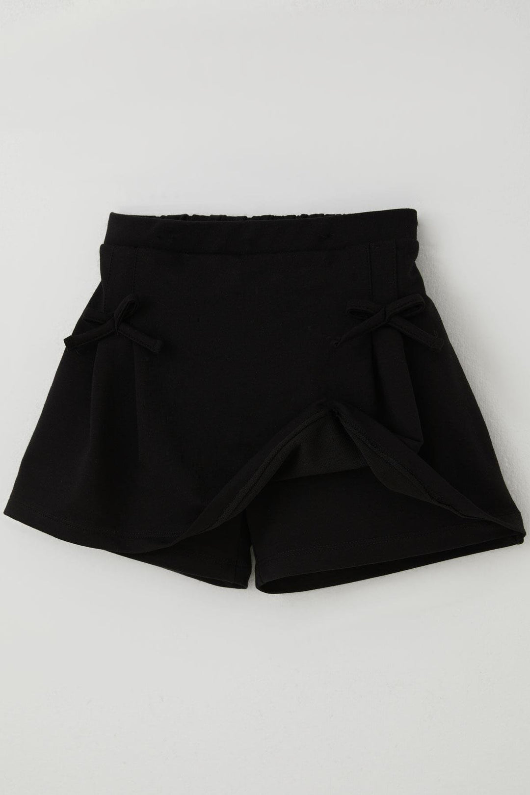 BRE Breeze Girl's Shorts Skirt with Bow Accessory Elastic Waist 82 Years, Black - Ágios Dimítrios