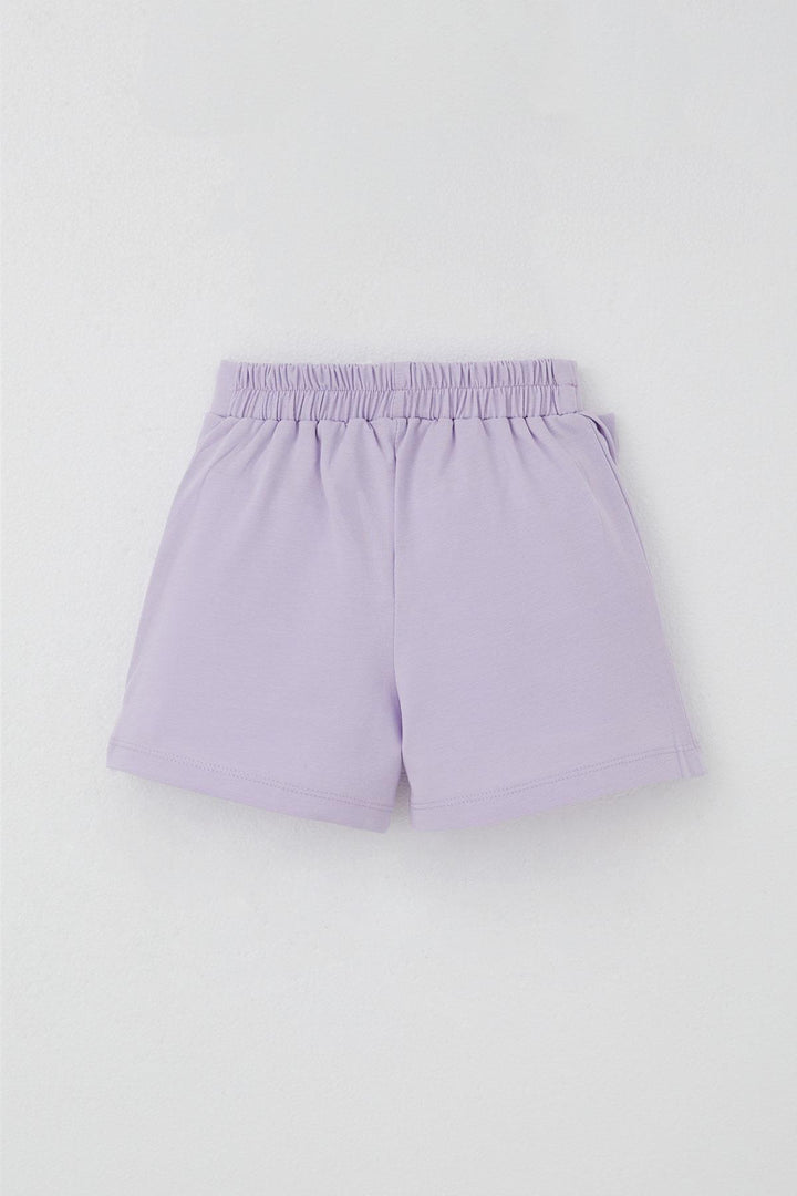 BRE Breeze Girl Child Shorts Skirt with Bow Accessory Frilly 3-8 Years, Light Lilac - Montréal