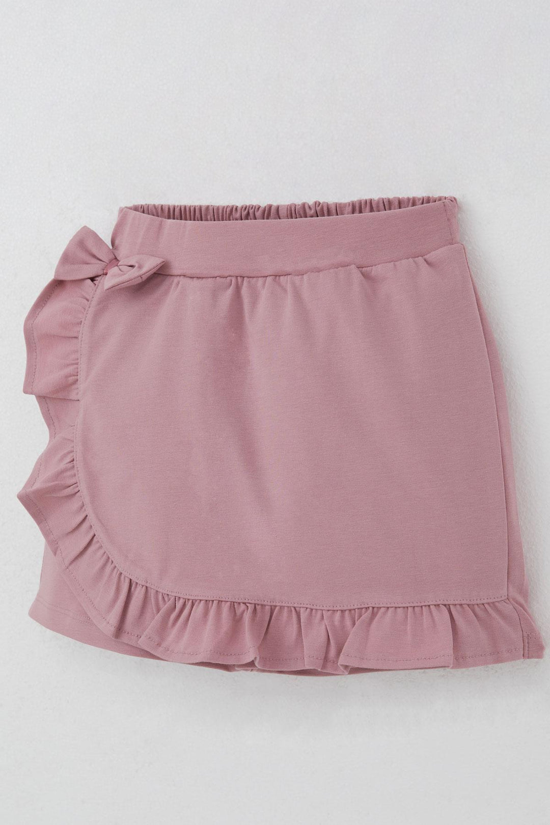 BRE Breeze Girl Child Shorts Skirt with Bow Accessory Frilly 60 Years, Rose Pink - Islip
