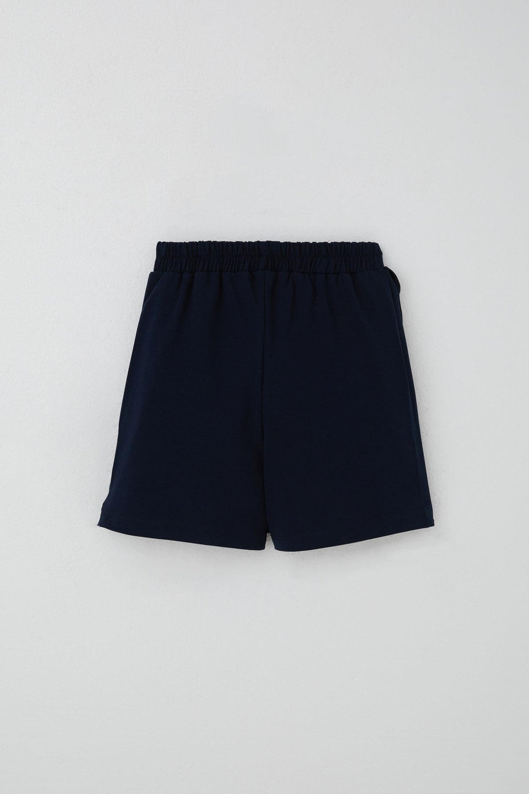 BRE Breeze Girl Child Shorts Skirt with Bow Accessory Frilly 60 Years, Navy Blue - Rialto