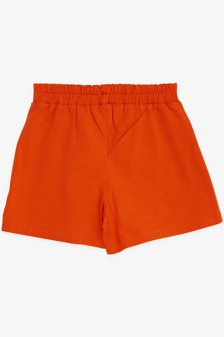 BRE Breeze Girl Child Shorts Skirt with Bow Frilly 1.5-5 Years, Orange - Goshen