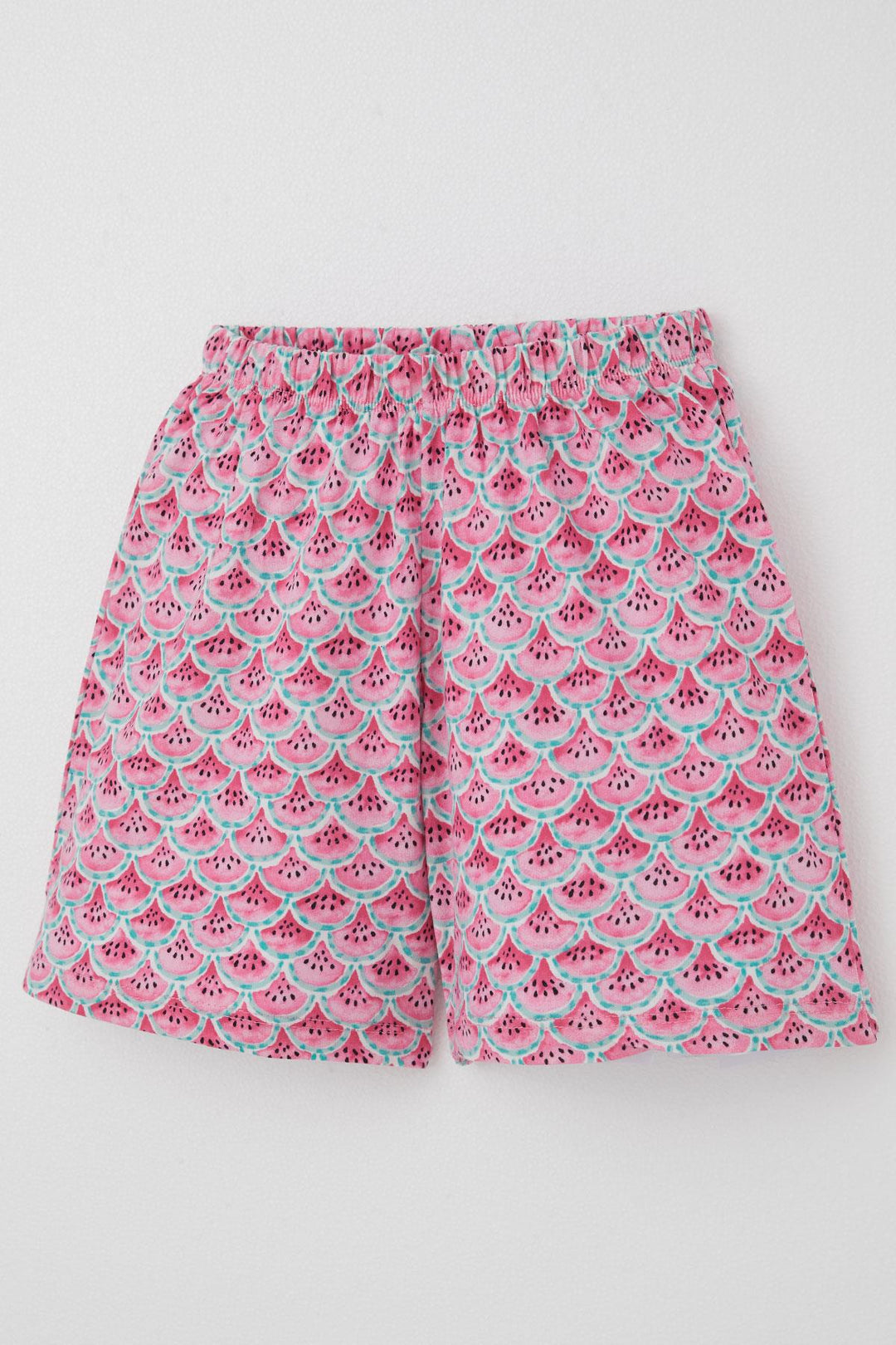 BRE Breeze Girl's Short Pyjama Set with Watermelon Slice Pattern, 4-8 Years, Pink. - Bellingham