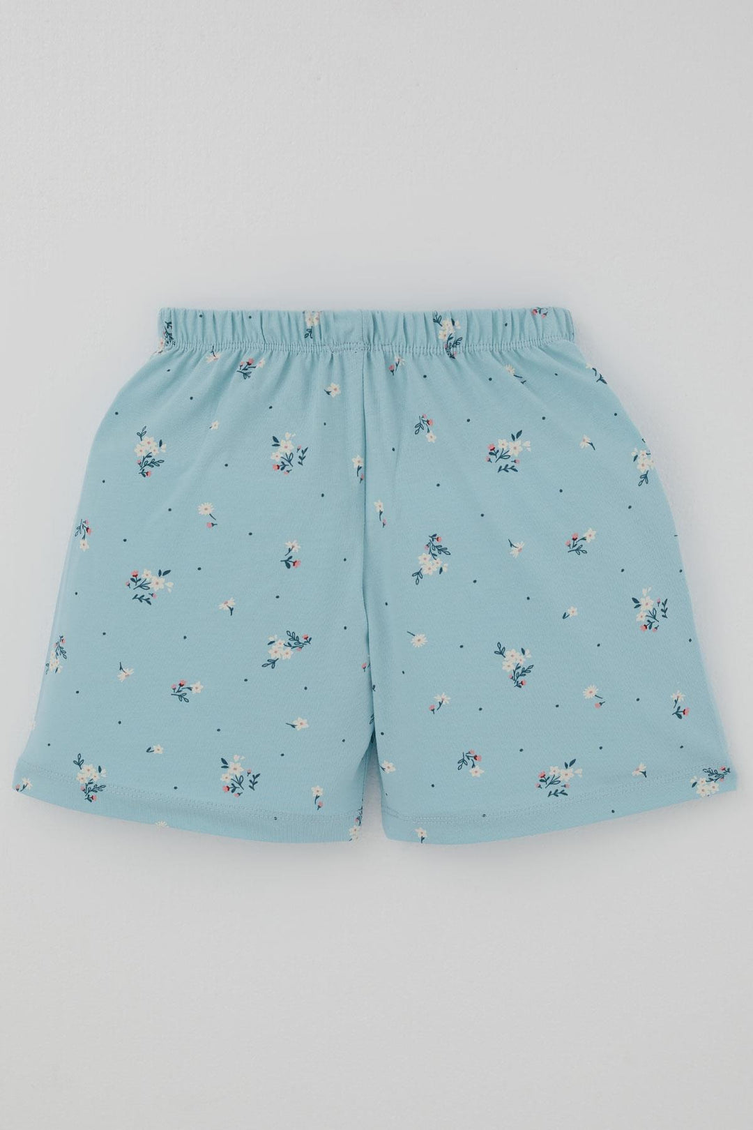 BRE Breeze Kız Çocuk Şortlu Pijama Takımı Çiçek Desenli 4-8 Yaş, Açık Mavi - Lüdenscheid