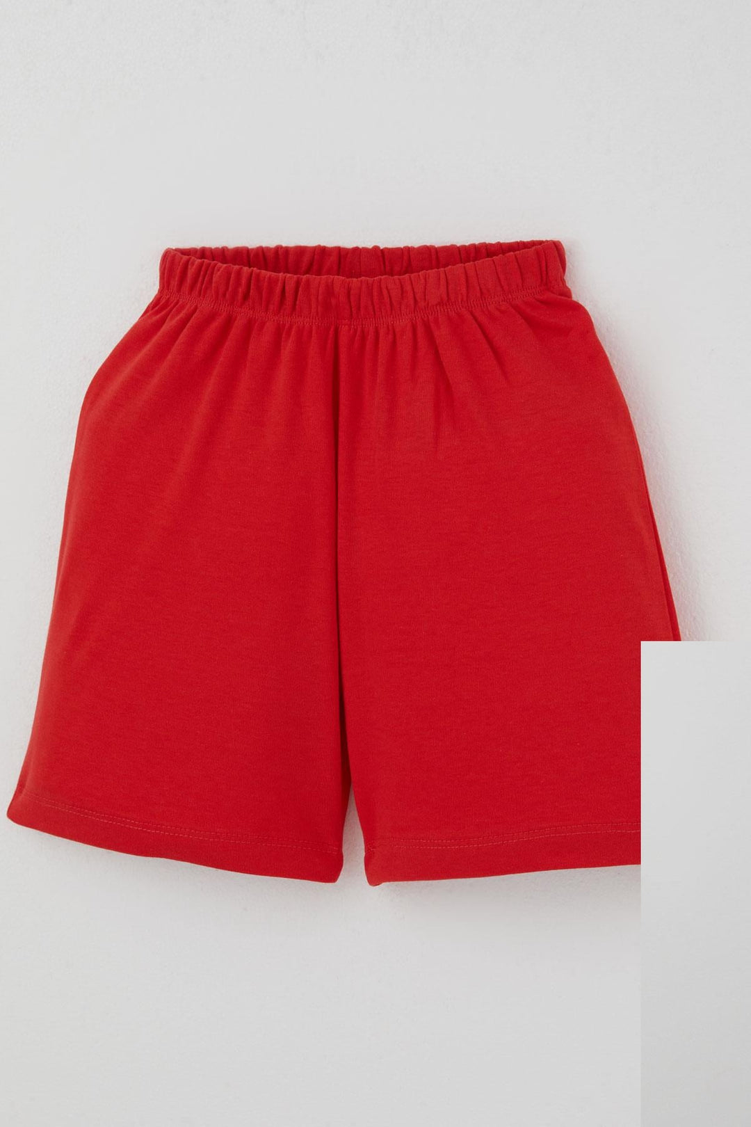 BRE Breeze Kız Çocuk Şortlu Pijama Takımı Çilek Desenli 4-8 Yaş, Krem - Walkden