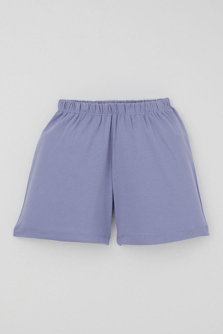 BRE Breeze Kız Çocuk Şortlu Pijama Takımı Çiçek Desenli 4-8 Yaş, Beyaz - Huixquilucan