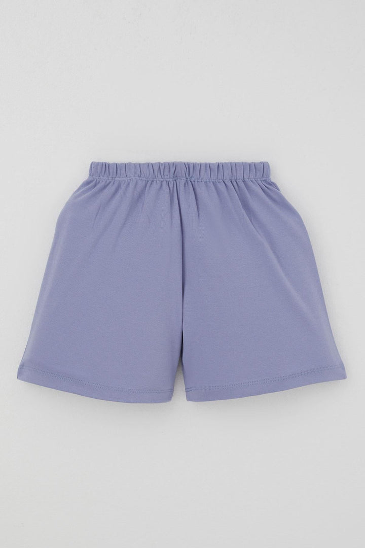 BRE Breeze Kız Çocuk Şortlu Pijama Takımı Çiçek Desenli 4-8 Yaş, Beyaz - Huixquilucan
