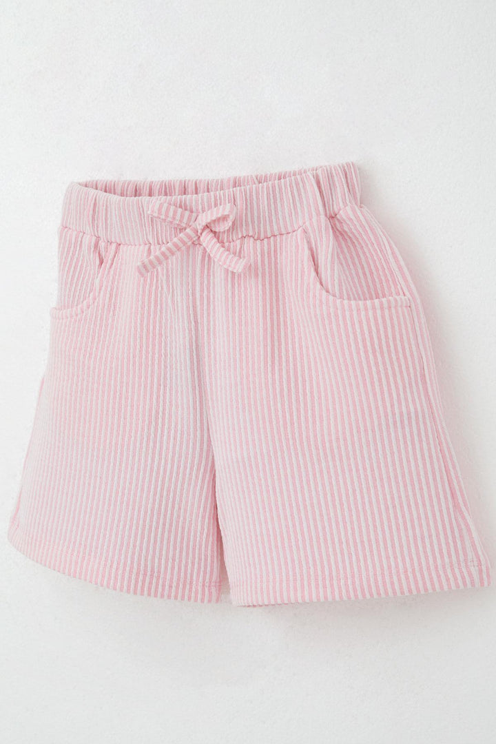 BRE Breeze Girl Child Shorts Set with Pearl Sparkle in Seashell, 50 Years, Ecru - Wiener Neustadt