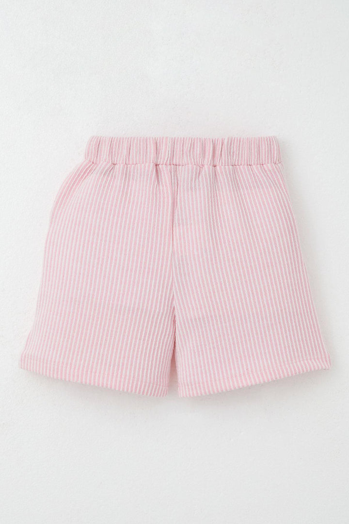 BRE Breeze Girl Child Shorts Set with Pearl Sparkle in Seashell, 50 Years, Ecru - Wiener Neustadt
