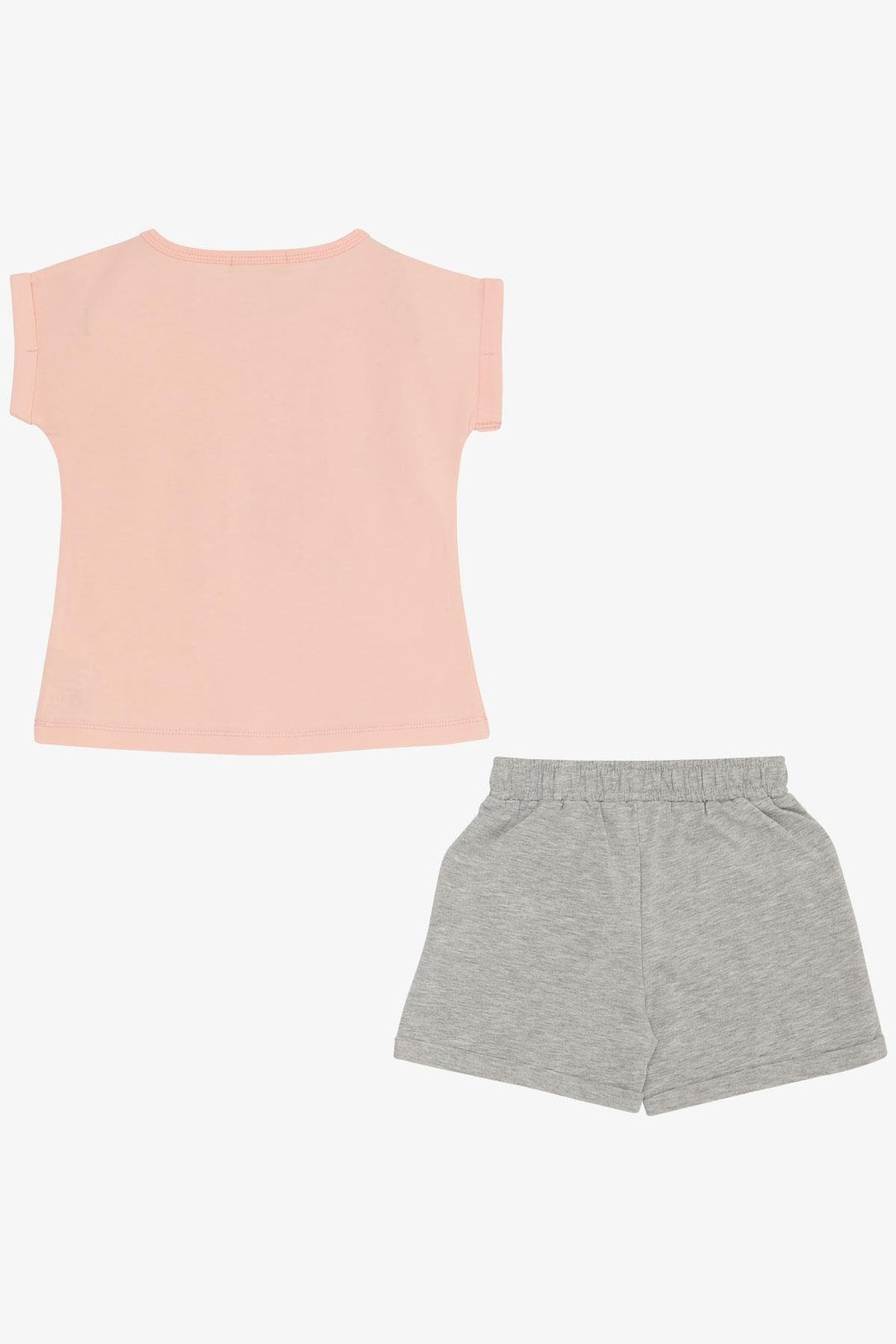 BRE Breeze Girl's Shorts Set with Butterfly Print, 3-8 Years, Salmon - Burnaby