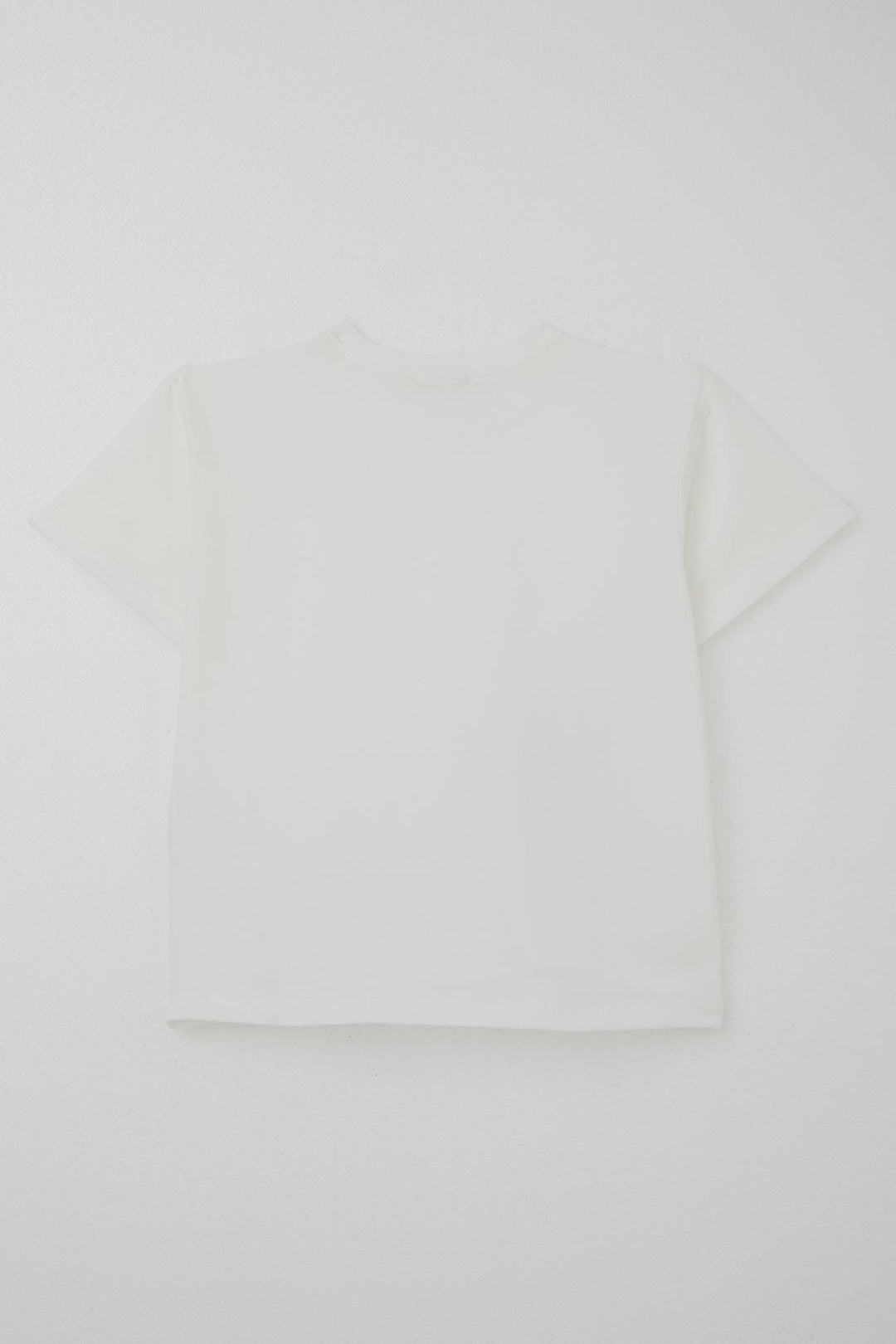 BRE Breeze Girl Child Shorts Set Love Themed Flower Printed 62 Years, Ecru - Durham