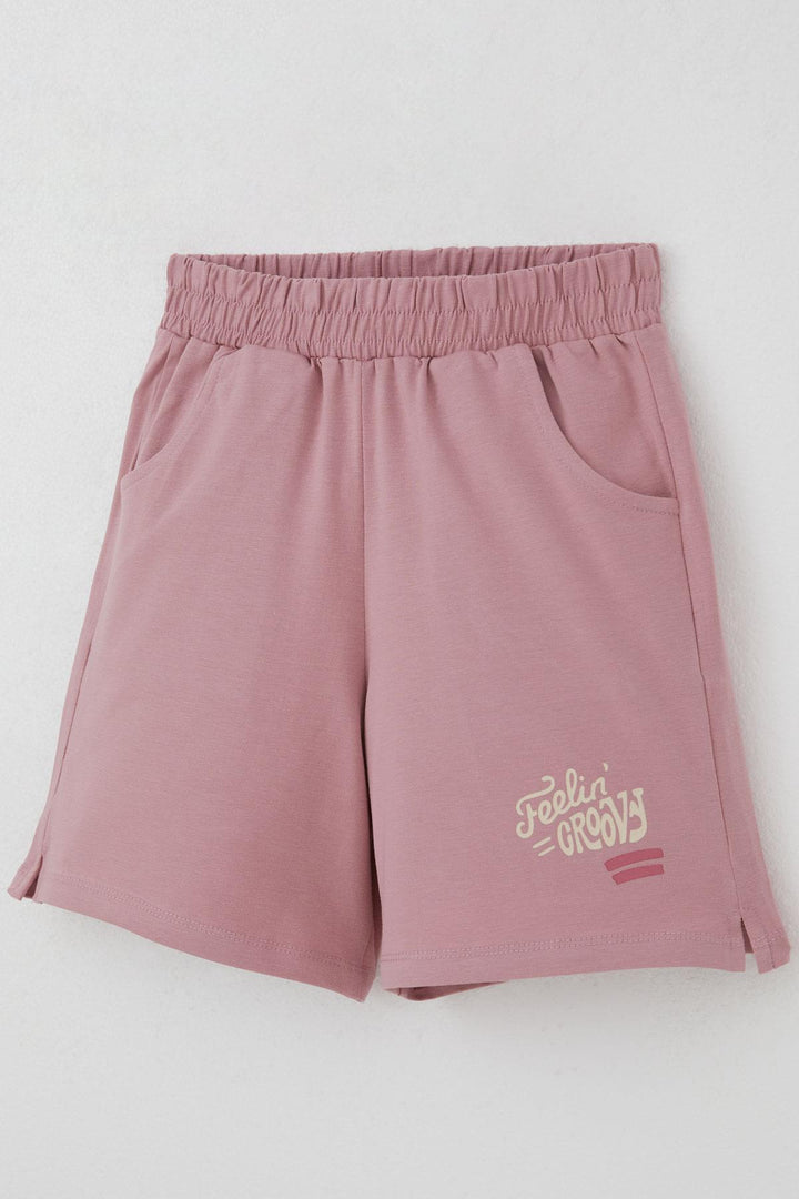 BRE Breeze Girl Child Shorts Set Love Themed Flower Printed 62 Years, Beige - Ocozocoautla de Espinosa