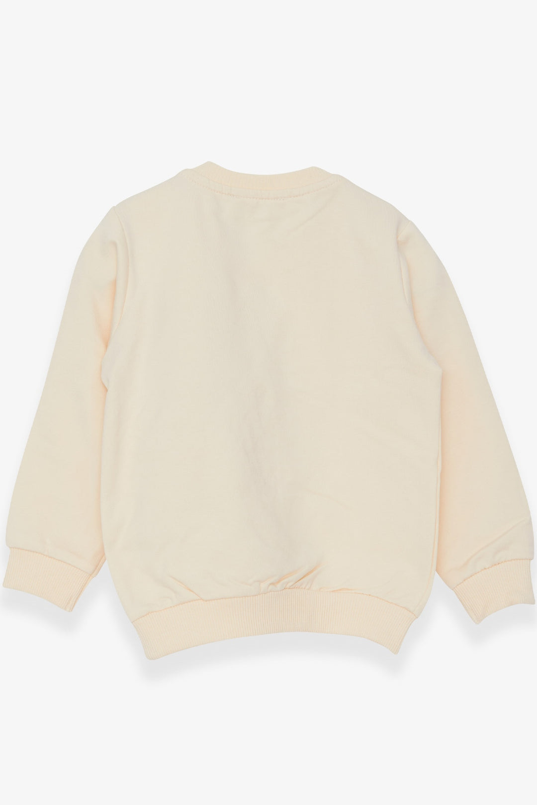 BRE Breeze Girl Child Sweatshirt with Bear Accessories, 1.5-5 Years, Cream - Ciudad López Mateos