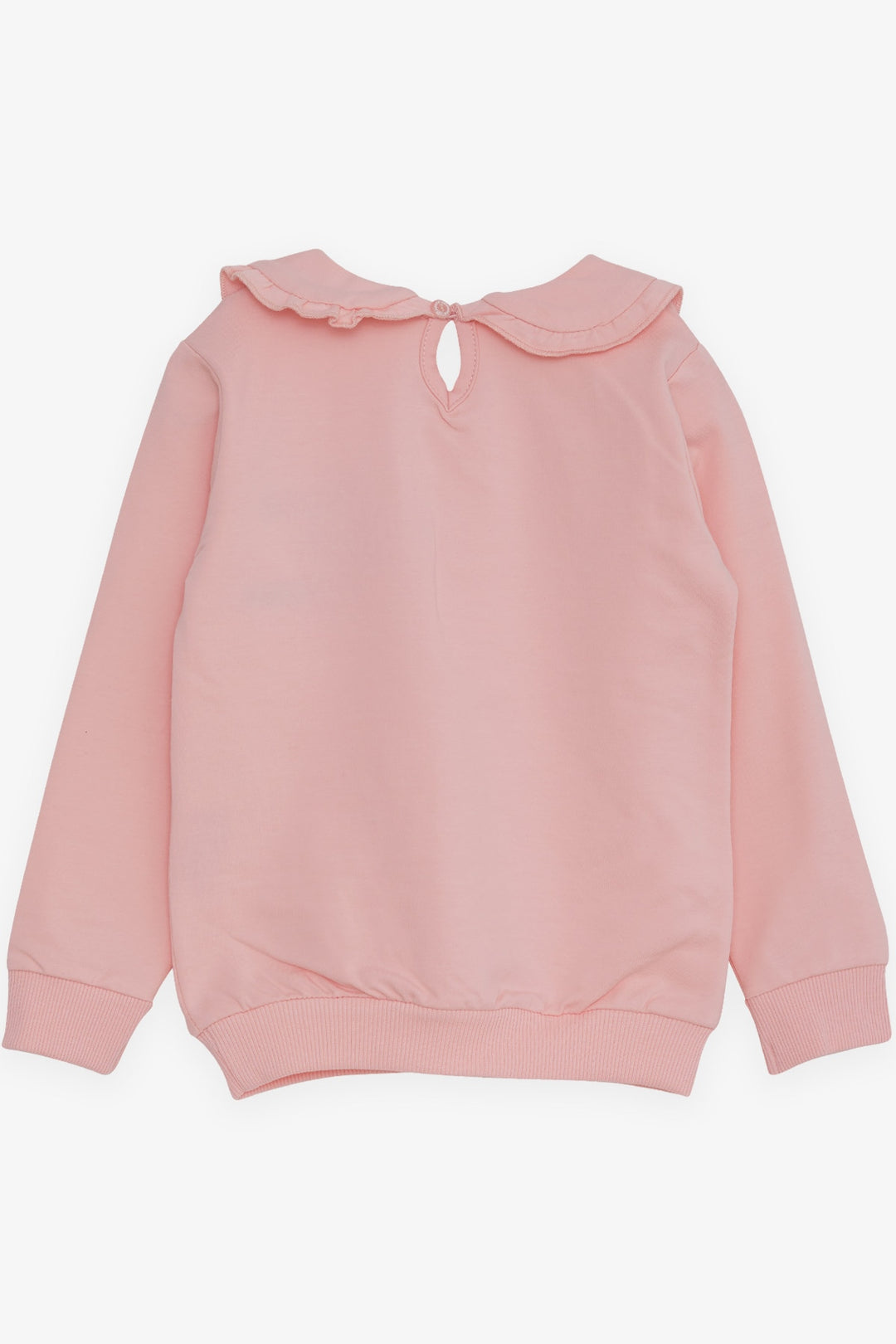 BRE Breeze Girl Child Sweatshirt with Baby Collar 1.5-5 Years, Pink - San José del Cabo