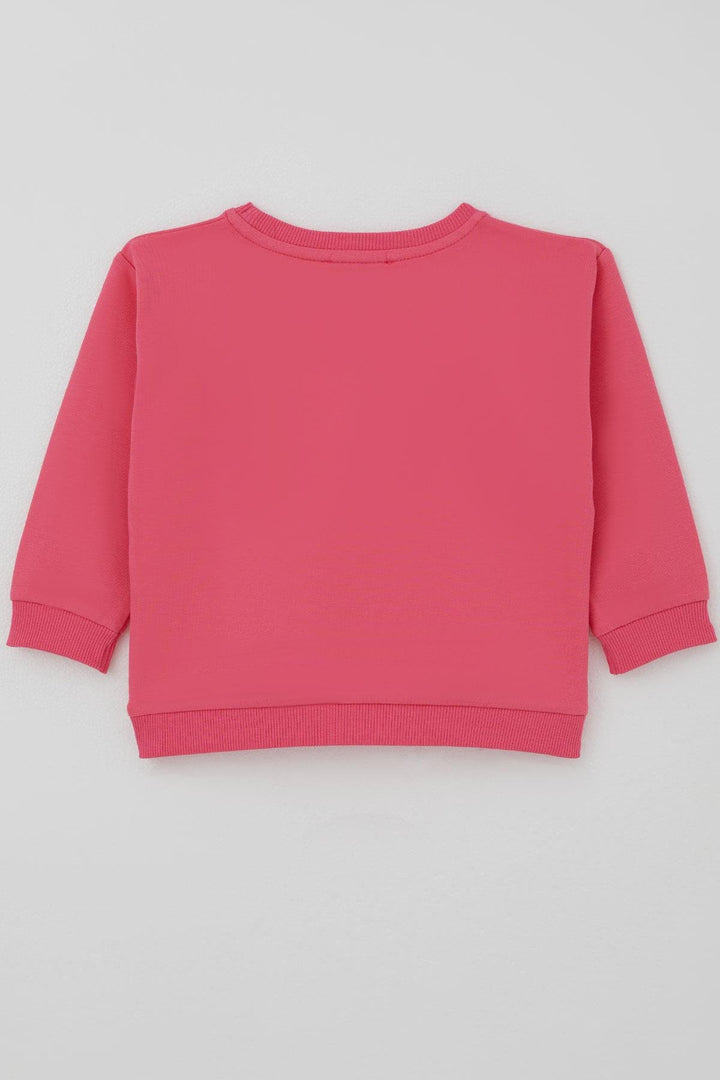 BRE Breeze Girl Child Sweatshirt with Bow Flower Print, 2-6 Years, Pink - Ruislip