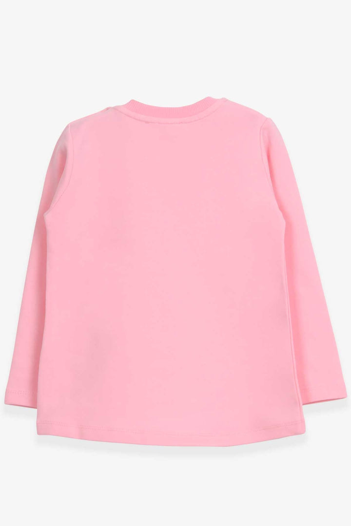 BRE Breeze Girl Child Sweatshirt with Glasses Unicorn Print, 1-4 Years, Powder - Fountain Valley