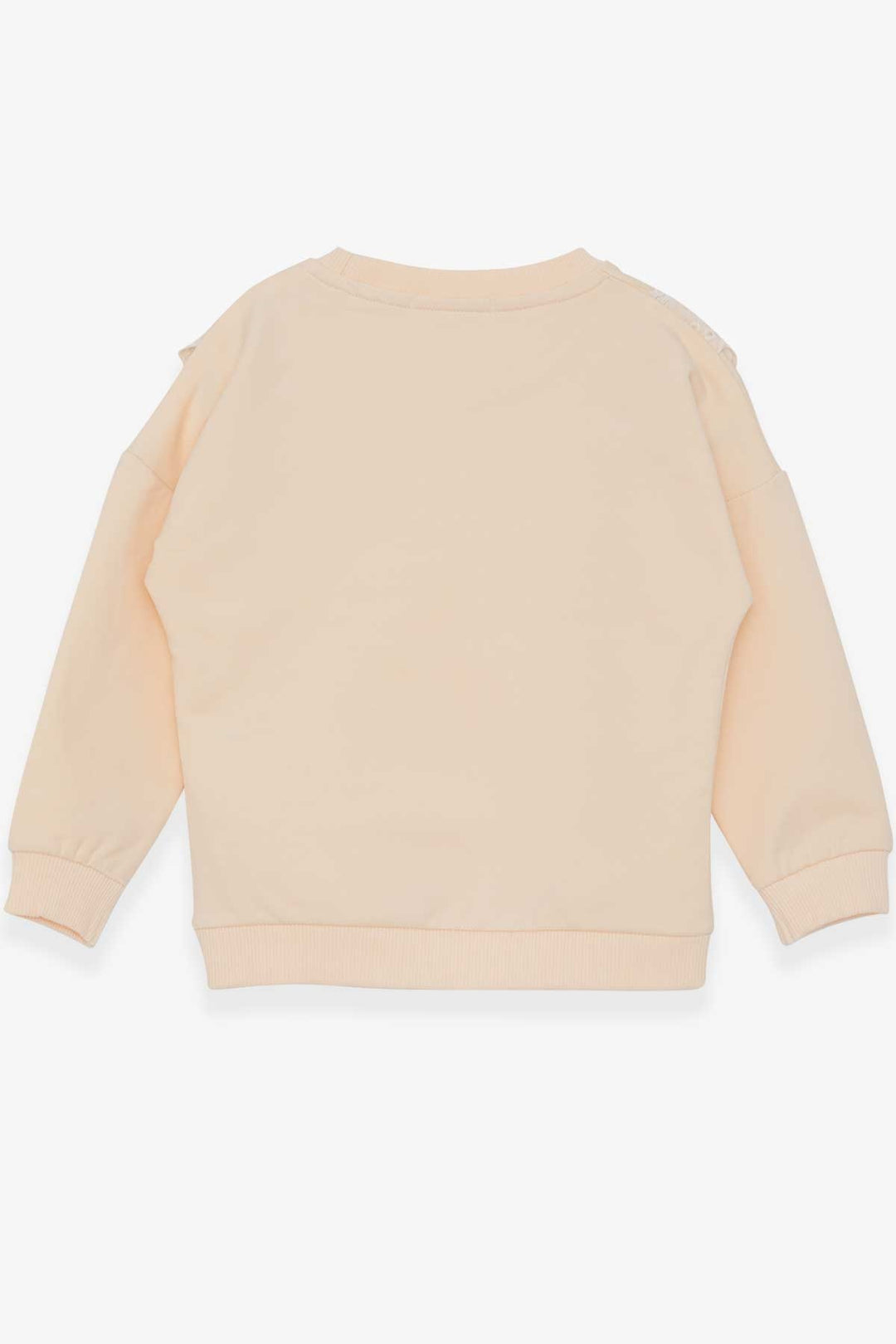 BRE Breeze Girl Child Sweatshirt with Lace 1.5-5 Years, Cream - Regina