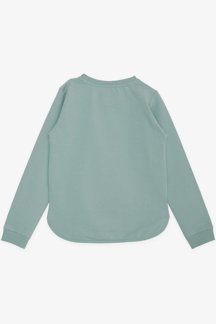 BRE Breeze Girl Child Sweatshirt Great Girl Printed with Flower 94 Years, Aqua Green - Texas City