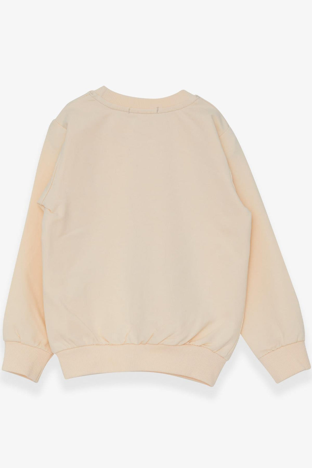 BRE Breeze Girl Child Sweatshirt Heart Printed 2-6 Years, Cream - Nancy