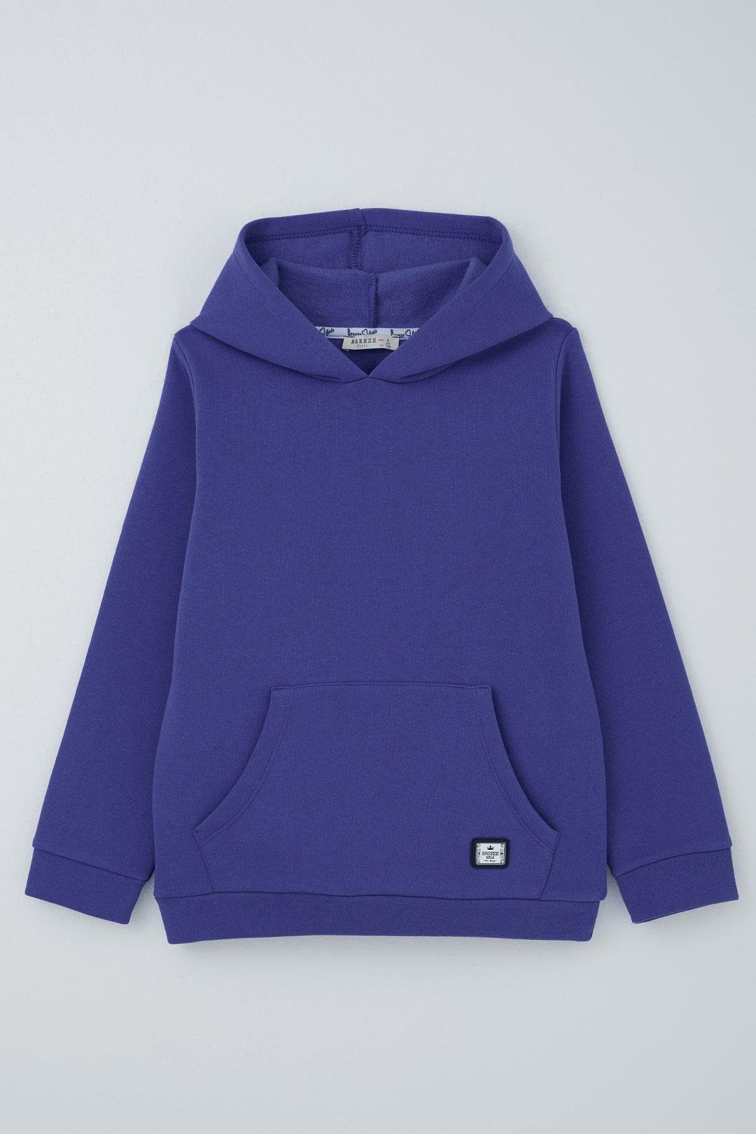 BRE Breeze Girl Child Sweatshirt with Kangaroo Pocket 4-8 Years, Royal Blue - Cheltenham