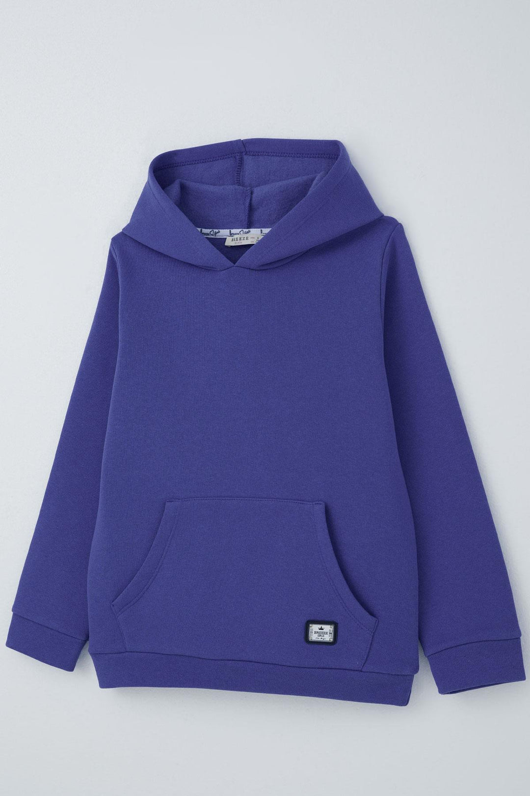 BRE Breeze Girl Child Sweatshirt with Kangaroo Pocket 4-8 Years, Royal Blue - Cheltenham