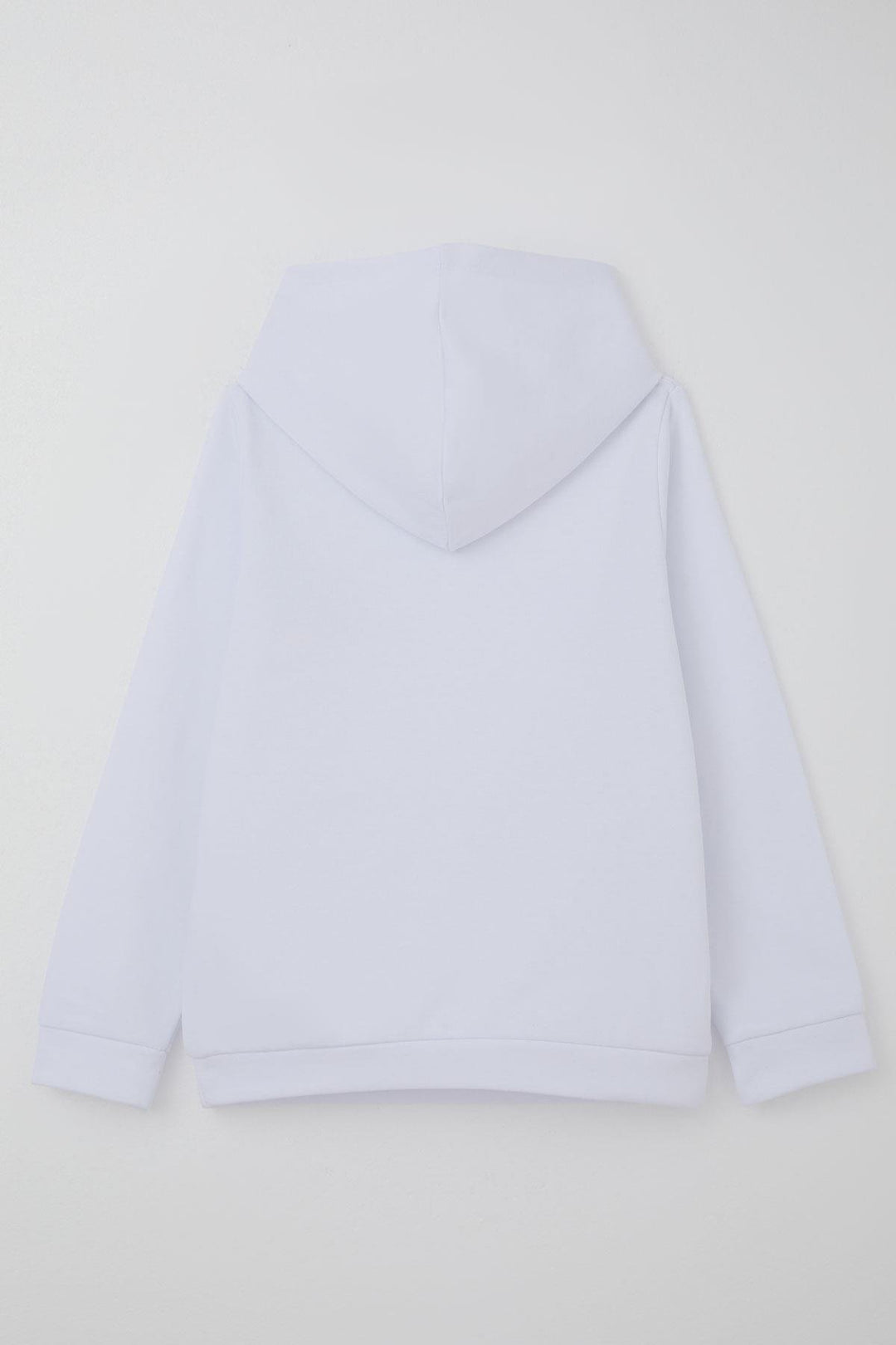 BRE Breeze Kız Çocuk Sweatshirt Kapüşonlu Arma Detaylı 4-8 Yaş, Beyaz - Mississauga