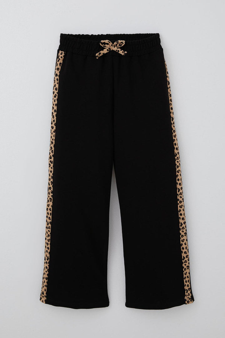 BRE Breeze Kız Çocuk Sweatshirt Leopar Fiyonk Aksesuarlı 5-9 Yaş, Krem - Netishyn