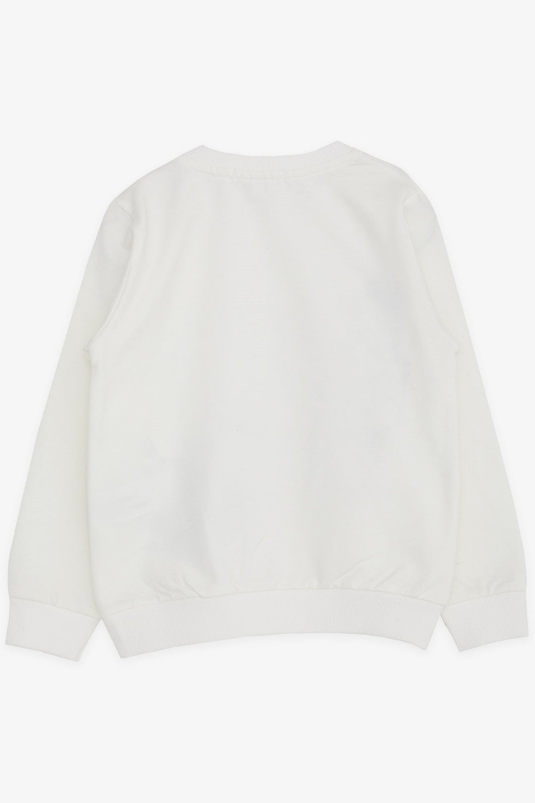BRE Breeze Girl Child Sweatshirt Happy Girl Printed 1.5-5 Years, Ecru - Arden-Arcade