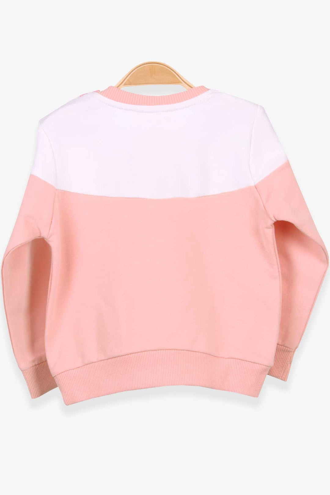 BRE Breeze Girl Child Sweatshirt with Rabbit Embroidery, 1-4 Years, Salmon - Auxerre