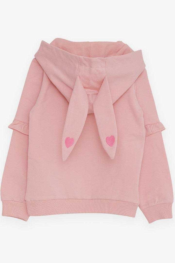 BRE Breeze Girl Child Sweatshirt with Bunny Print, 1.5-5 Years, Pink - Palmerston North