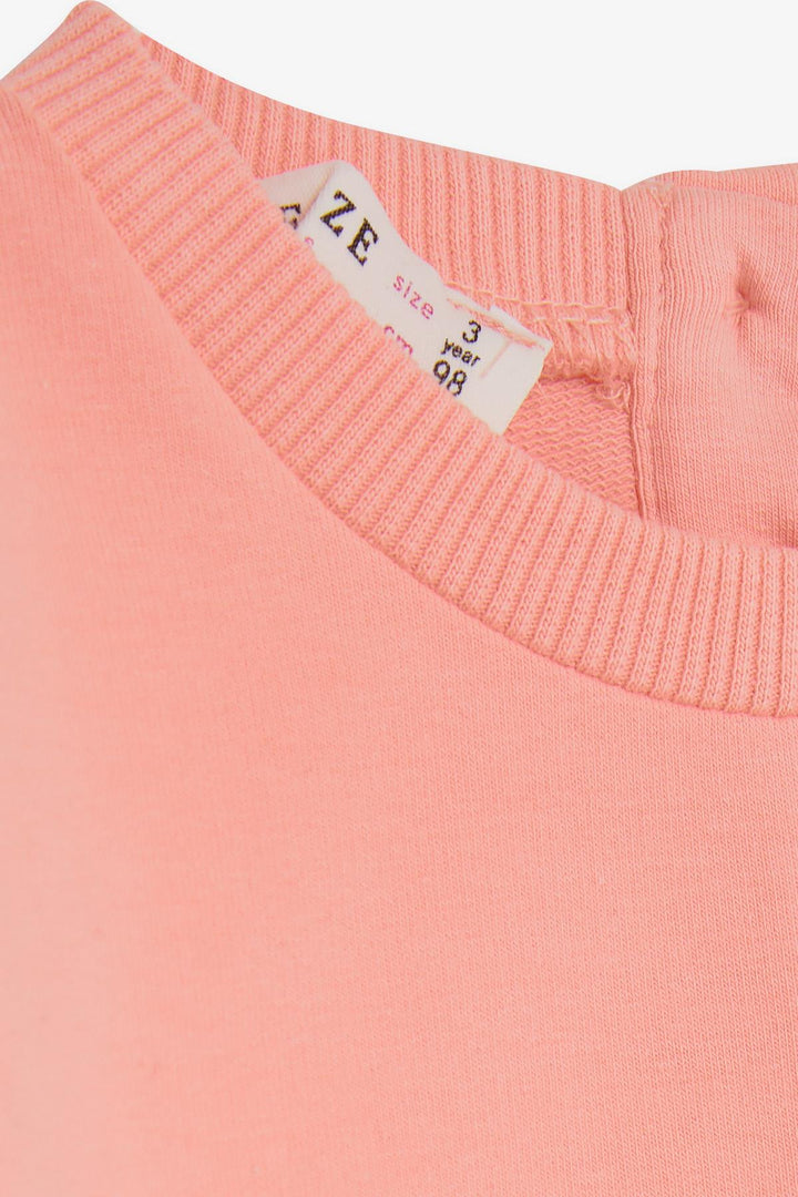 BRE Breeze Girl Child Sweatshirt Unicorn Printed 9 Months-3 Years, Salmon - Viernheim
