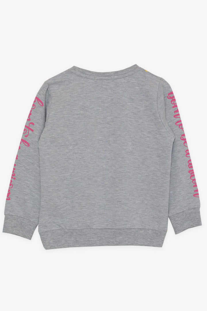 BRE Breeze Girl Child Sweatshirt Unicorn Printed 2-6 Years, Grey Melange - South Shields