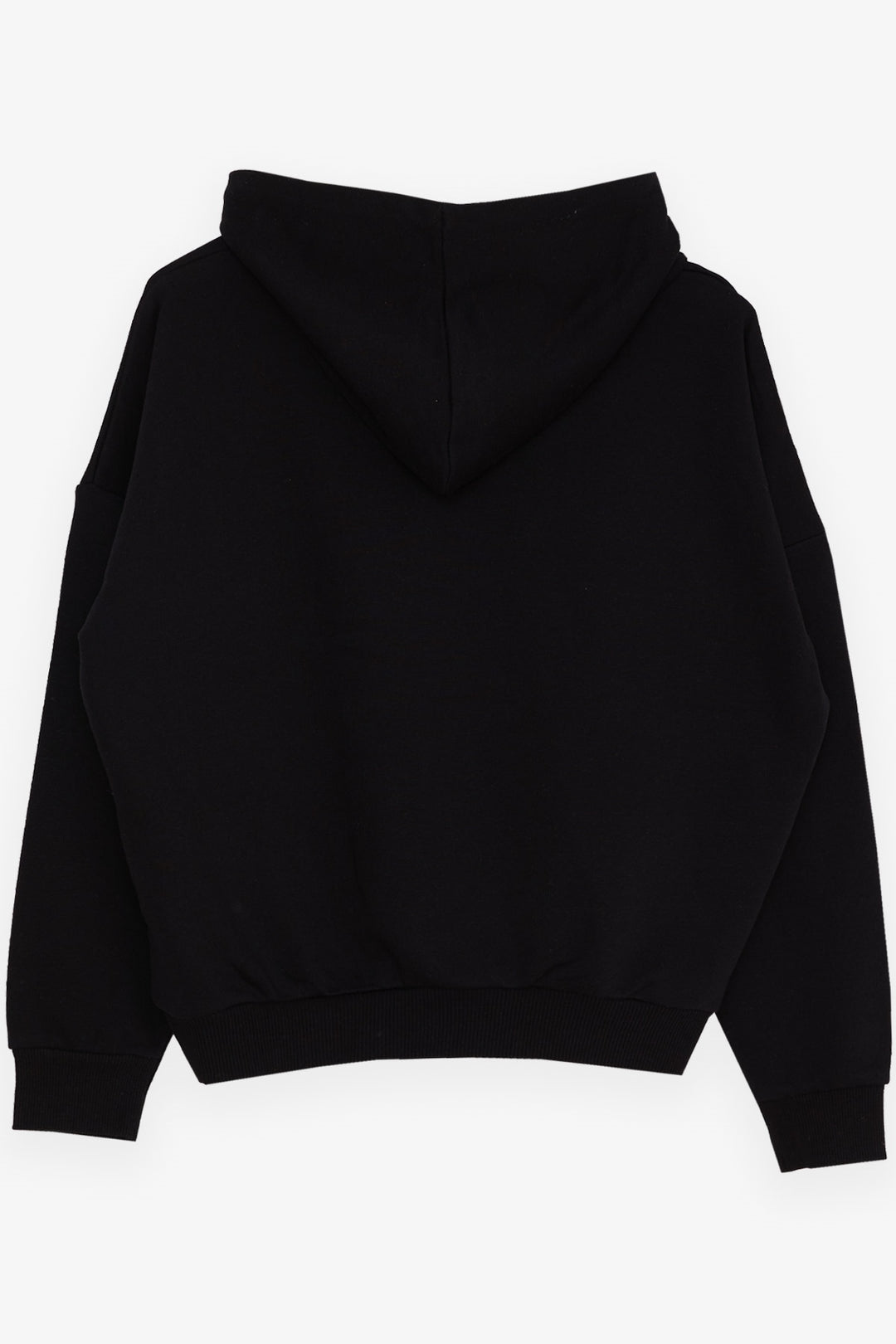 BRE Breeze Girl's Sweatshirt with Printed Text, 94 Years, Black - Clarington