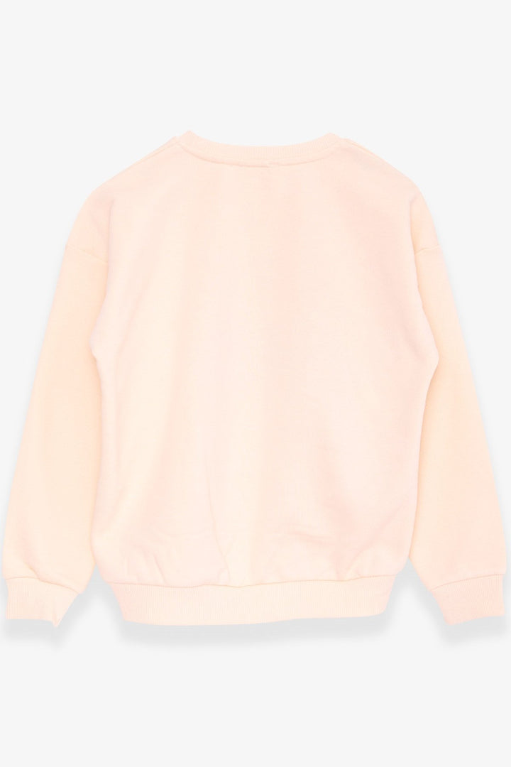 BRE Breeze Girl's Sweatshirt with Printed Text, 94 Years, Cream - Amstelveen