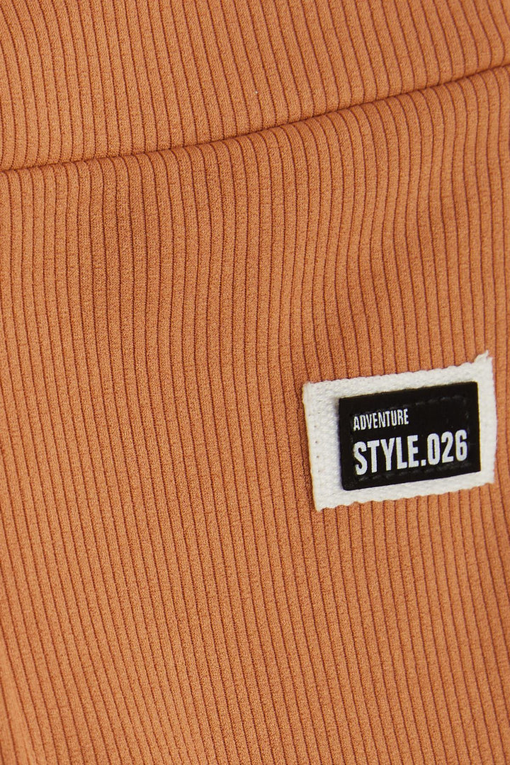 BRE Breeze Girl's Leggings with Arm Detail, 84 Years, Brown - Senigallia