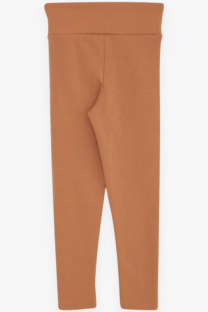 BRE Breeze Girl's Leggings with Arm Detail, 84 Years, Brown - Senigallia