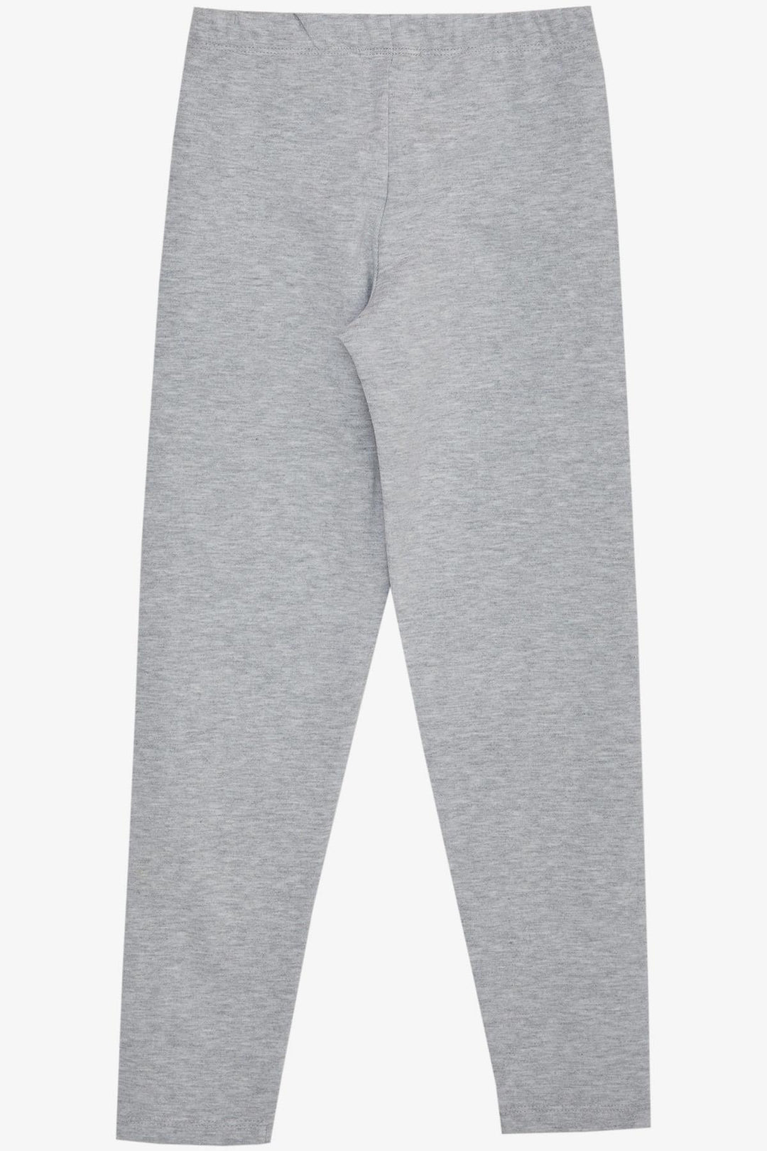 BRE Breeze Girl's Leggings Basic 4-8 Years, Light Grey Melange - Stonecrest