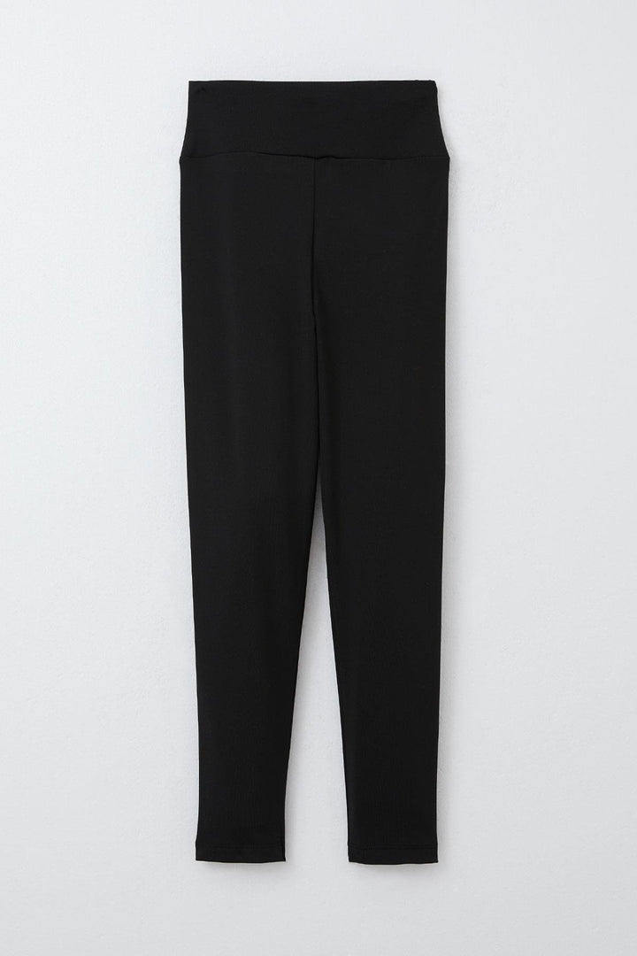 BRE Breeze Girl's Leggings Basic Slim Fit 84 Years, Black - Saint-Malo