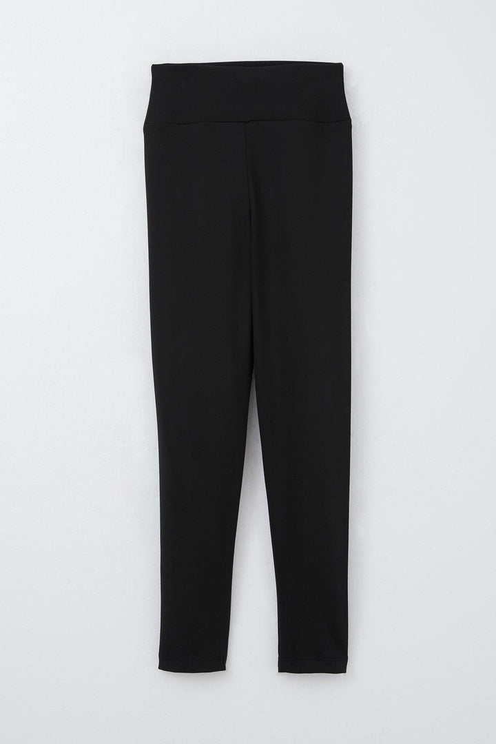 BRE Breeze Girl's Leggings Basic Slim Fit 84 Years, Black - Saint-Malo