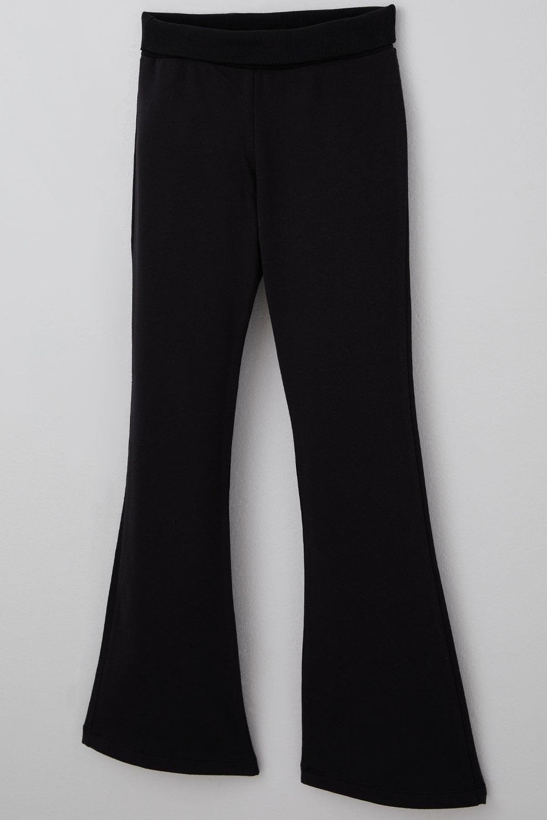 BRE Breeze Girl's Leggings Basic Spanish Hem 84 Years, Black - Romford