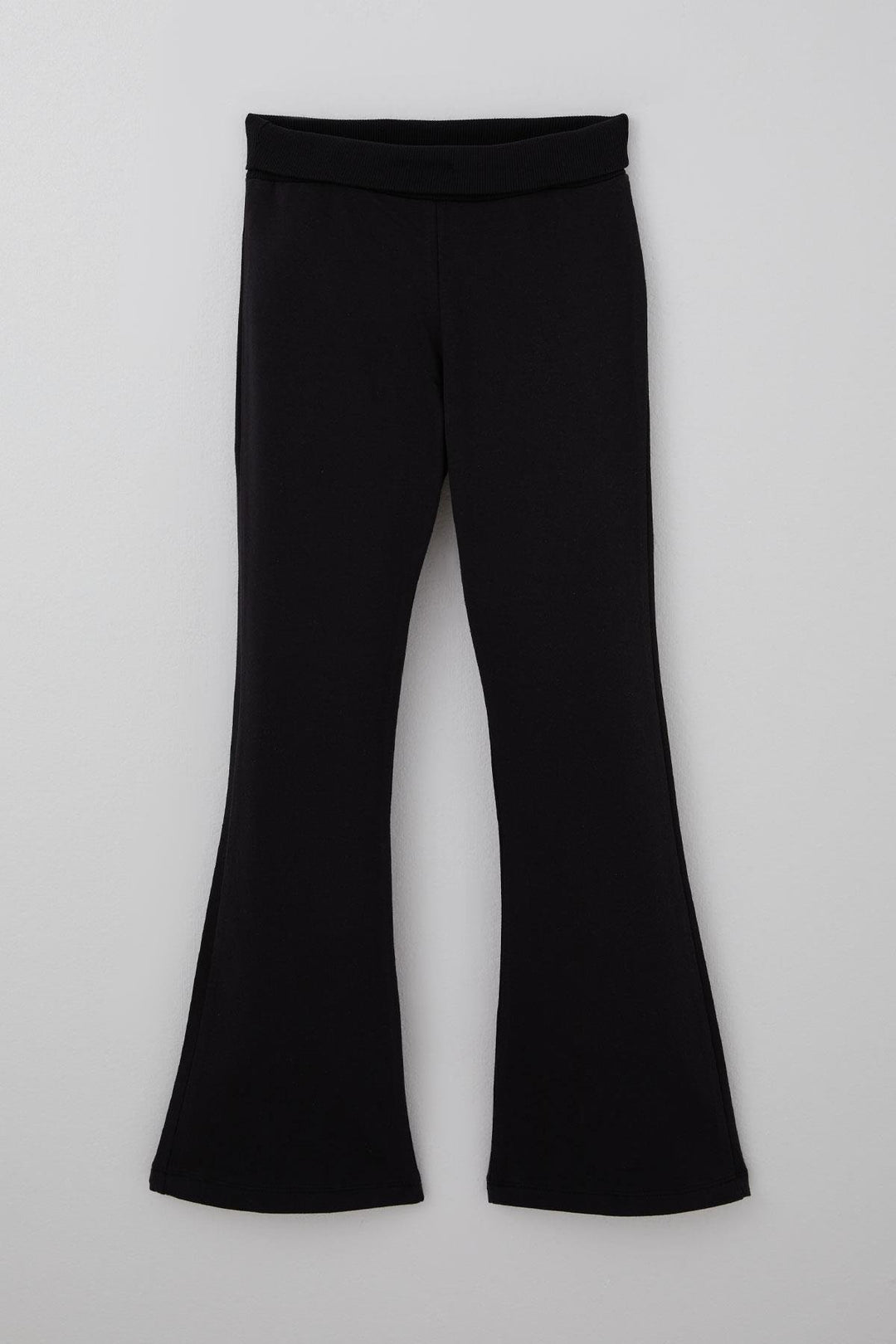 BRE Breeze Girl's Leggings Basic Spanish Hem 84 Years, Black - Romford