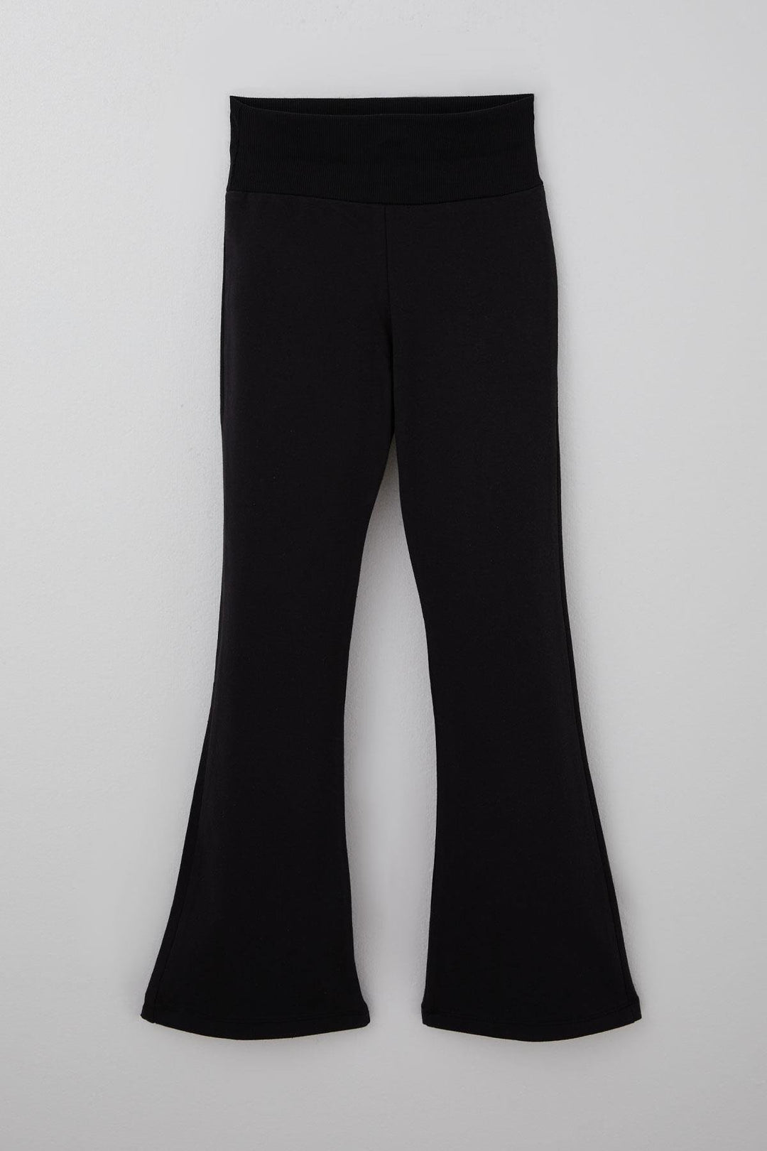 BRE Breeze Girl's Leggings Basic Spanish Hem 84 Years, Black - Romford