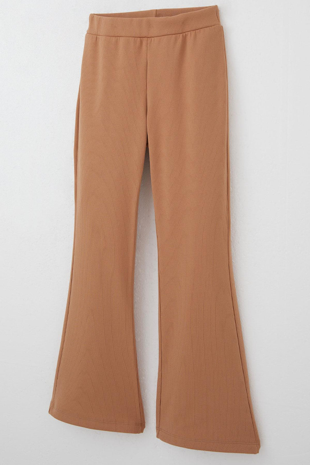 BRE Breeze Girl's Leggings Basic Spanish Hem 4-8 Years, Light Brown - Peoria