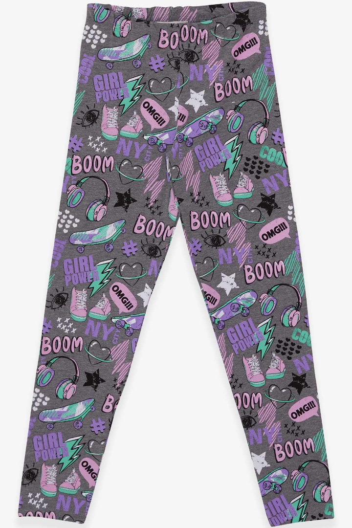 BRE Breeze Girl Leggings Crazy Girl تحت عنوان 94 عامًا، مزيج رمادي - Garges-lès-Gonesse