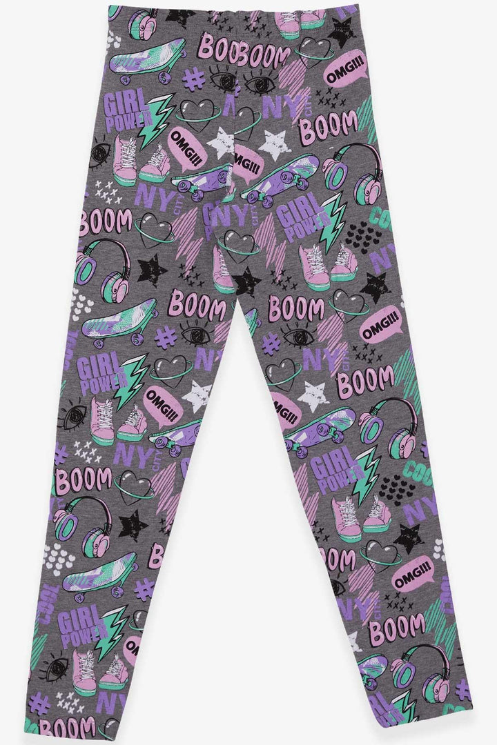 BRE Breeze Girl Leggings Crazy Girl تحت عنوان 94 عامًا، مزيج رمادي - Garges-lès-Gonesse