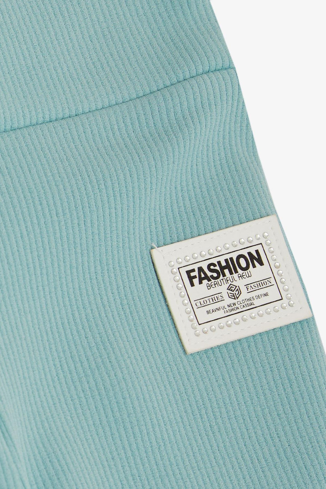 BRE Breeze Girl's Leggings Fashion with Rhinestone Logo 84 Years, Aqua Green - St. Louis