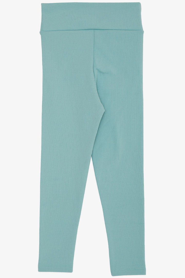 BRE Breeze Girl's Leggings Fashion with Rhinestone Logo 84 Years, Aqua Green - St. Louis