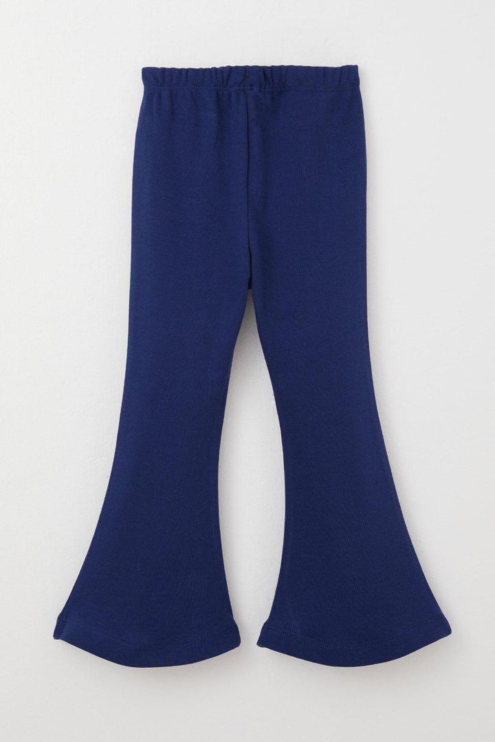 BRE Breeze Girl's Leggings Pants Spanish Style 2-6 Years, Navy Blue - Boca del Rio