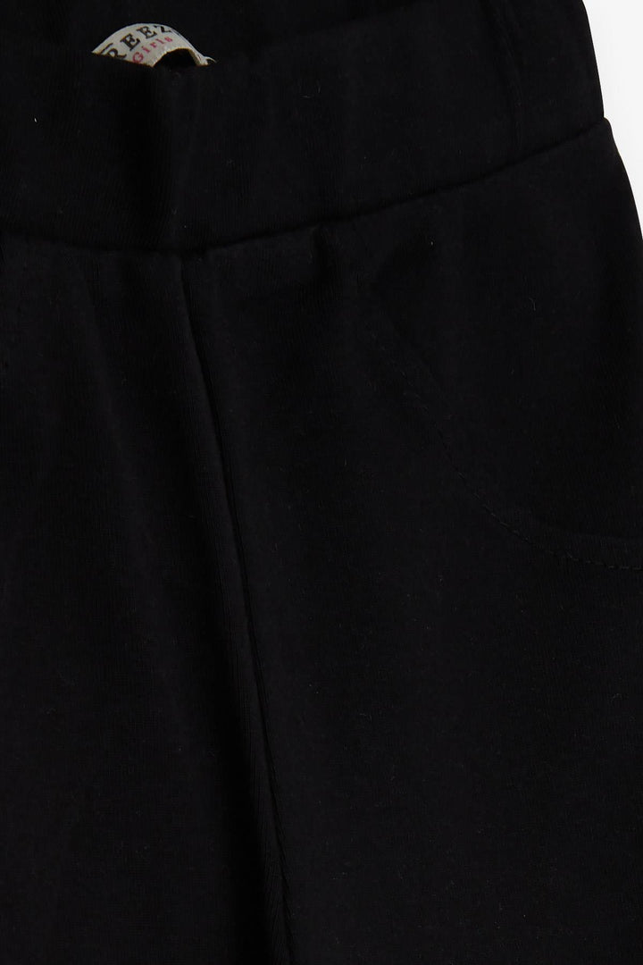BRE Breeze Girl Leggings مخيط عالي الخصر 84 سنة، أسود - Turnhout