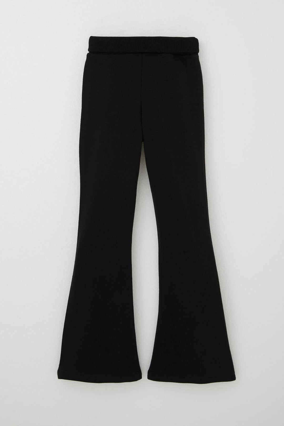 BRE Breeze Girl's High Waist Leggings with Flared Hem 84 Years, Black - Görlitz
